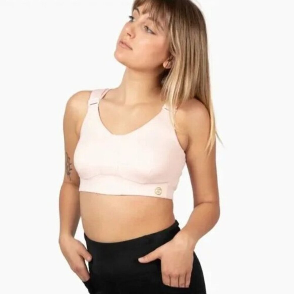 Kinflyte | Rose Quartz Adjustable Rise Bra | Size Small